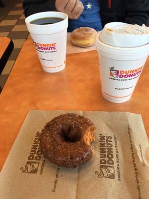 My favorite-a yummy pumpkin donut