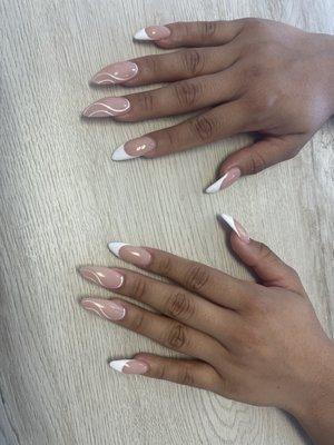 This is how my nails looked at the end.