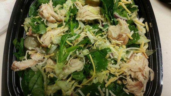 Love the rotisserie chicken chopped salad