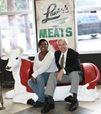 Employee Sandra & Congressman Barrow