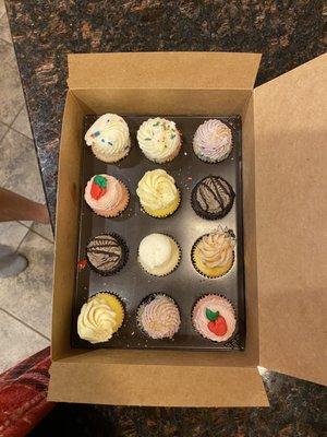 12 pack Mini Cupcake Variety