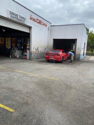 Hand car wash