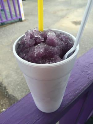 Stuffed King Cake Snowball