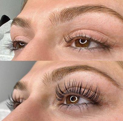 Elleebana Lash Lift & Tint, lasts you 6-10 weeks with little to no maintenance!