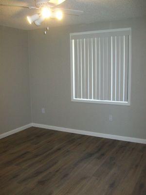 Bedroom includes large closet and ceiling fan!