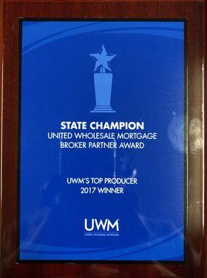 Champion of UWM, the largest lender in the U.S.