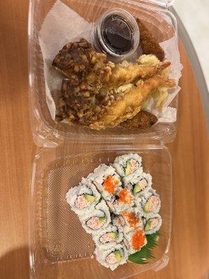 Shinkai Tempura (K-43) and California Roll