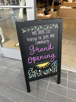 Grand opening 5/17/24