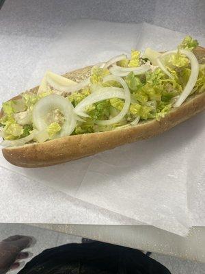 LRge Large Tuna Salad Sub