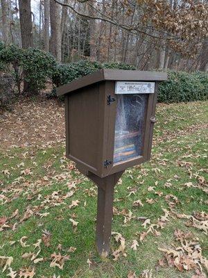 Kevin Craig Little Free Library, 1408 Caistor Lane, Raleigh