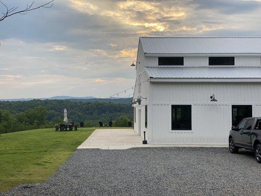 The wine tasting building