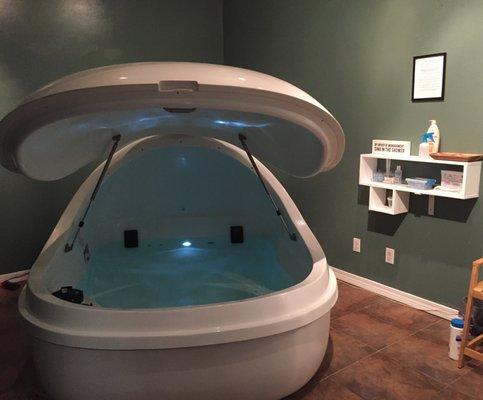 Float Therapy room and pod