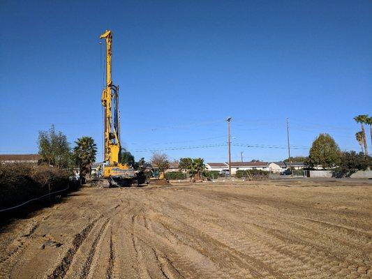 Soil Cement mixing with Hayward-Baker in Simi Valley