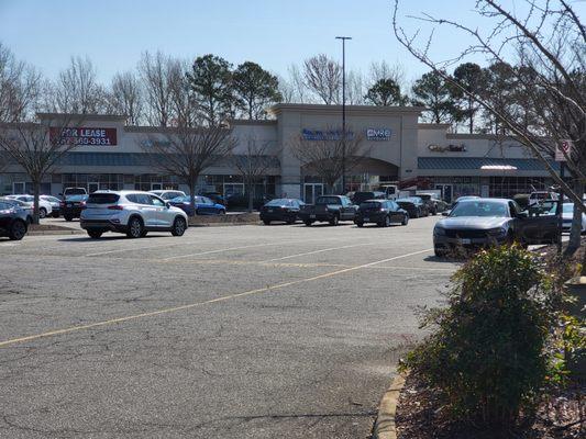 As Seen from Sam's club parking lot