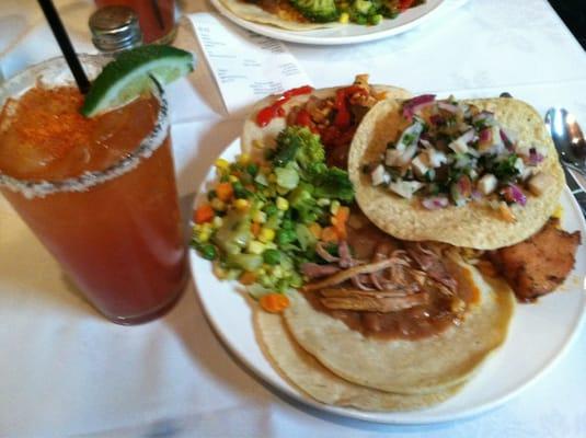 Brunch with michelada