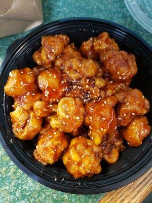 Mock sesame chicken