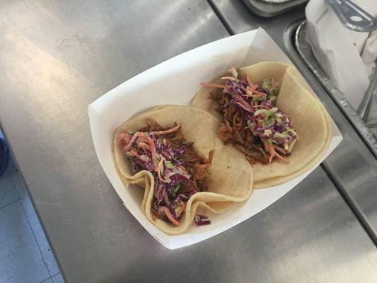 Prok-slaw tacos