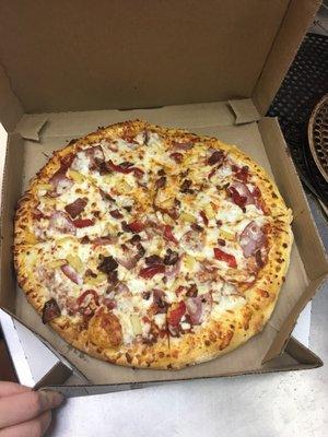 New Hawaiian speciality pizza