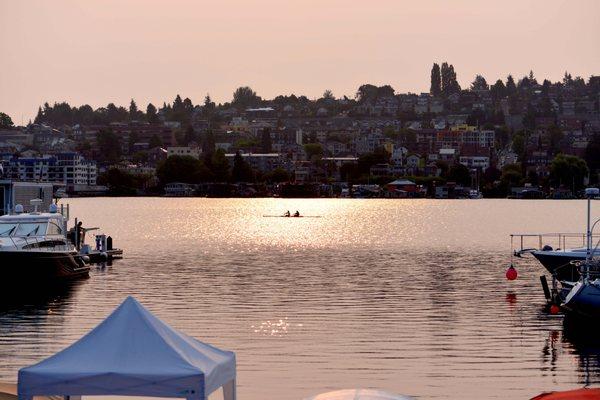 Enjoy the serene view of Lake Union while you get your dental work done!