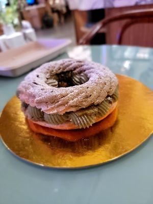 Pistachio Paris-Brest ($18.) Outstanding.