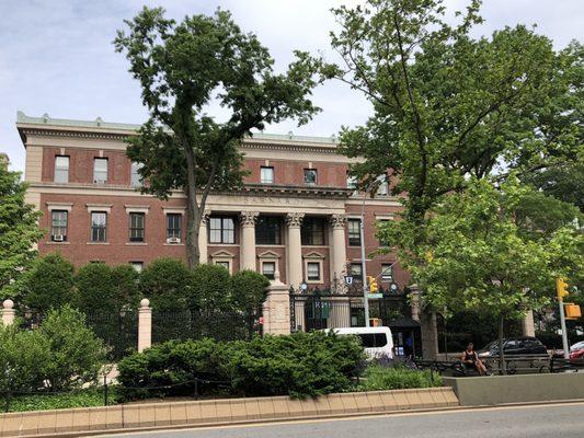 Barnard College across the street