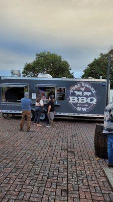 BBQ truck smelled delish!