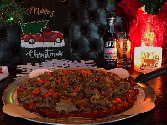 Italian Beef Pizza!!!