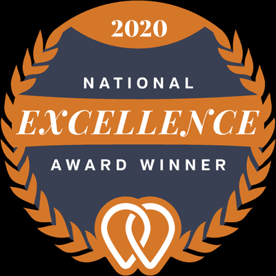 We are once again "National Excellence Award" winners from UpCity in 2020!