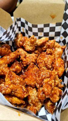 Honey glazed  Popcorn Chicken