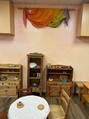 Waldorf's Early Childhood classrooms provide natural materials and encourage creative play