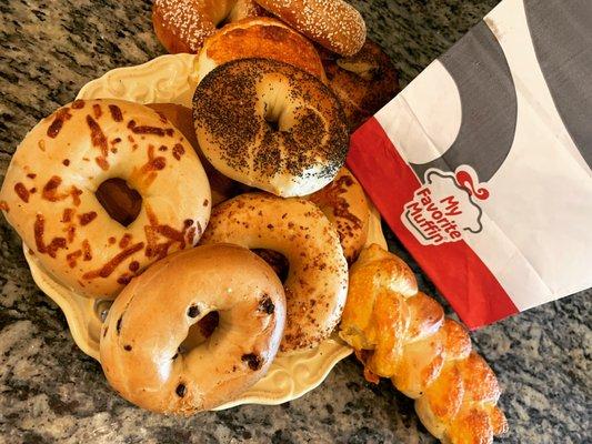 Soft, fresh bagels!  Every time.