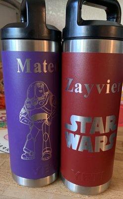 Yeti Water bottles