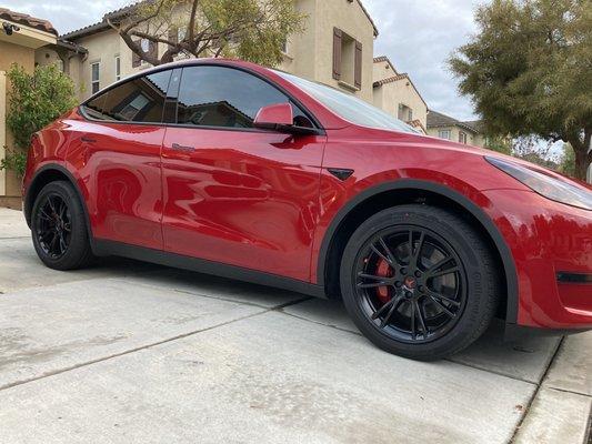 Wheels and calipers