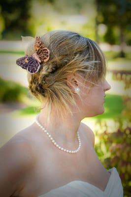 hair style for a wedding photo shoot