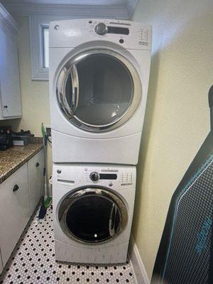 Stackable washer and dryer