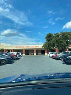 The Department of Vital Records, Reisterstown Road Plaza, behind yhe Home Depot and next door to BCCC.