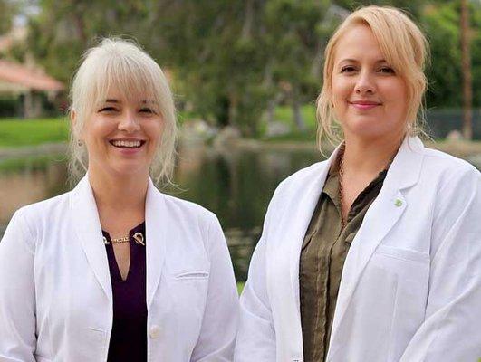 Shannon Hennigar, LAc and Dr Cynthia Nobriga, DAOM are the owners of Blue Lotus Acupuncture in Palm Desert