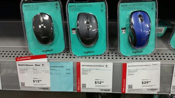 New models this year. Logitech Bluetooth mouse.