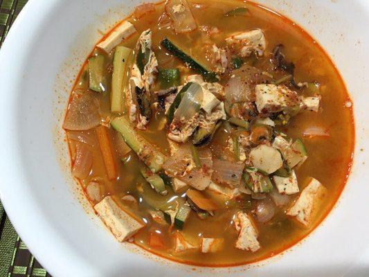 Seafood Tofu Soup