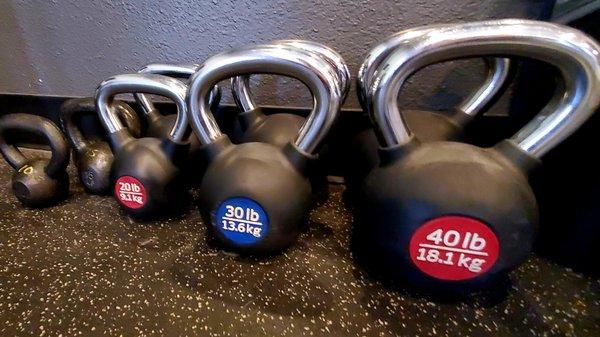 Kettlebells - Multiple locations