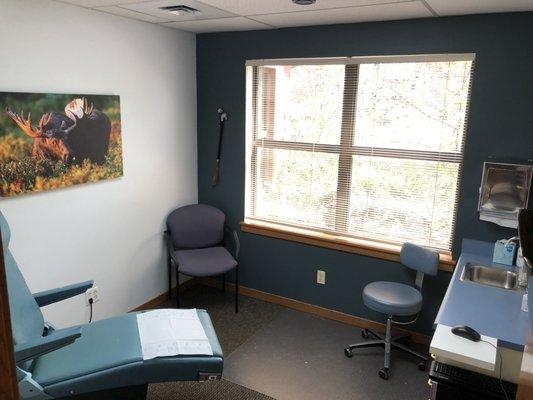 One of the treatment rooms