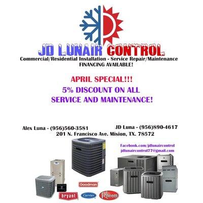 J D Lunair Control