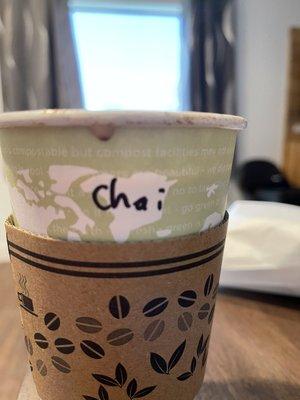 My chai was soooo good