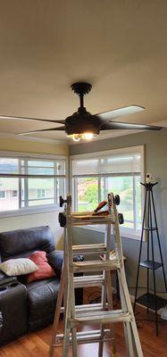 Changing out ceiling fans