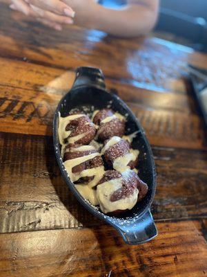 Fried Red Velvet Oreos