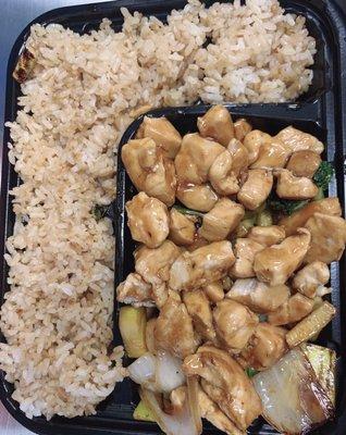 Teriyaki chicken entree