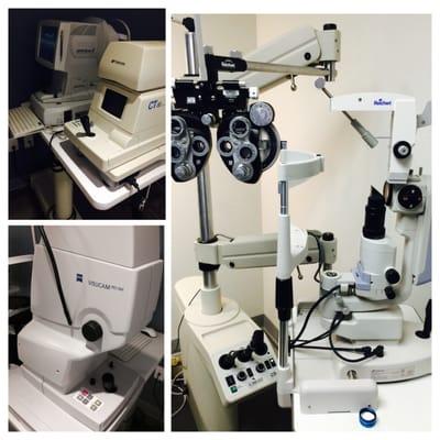 Dr. Tran and Dr. Blois are eye care professionals that stay up to date with the new technology and new treatment and management programs.