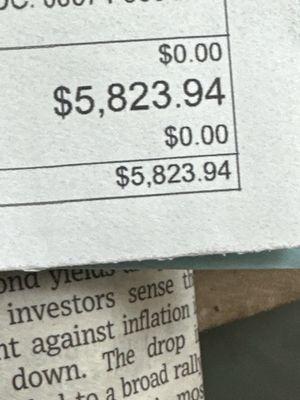 Just another day getting charged thousands of dollars for a medication I'm covered for- Accredo- stop taking advantage of sick people