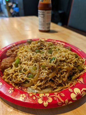 Chicken Manchurian Maggi