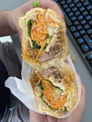 Traditional Banh Mi Sandwich